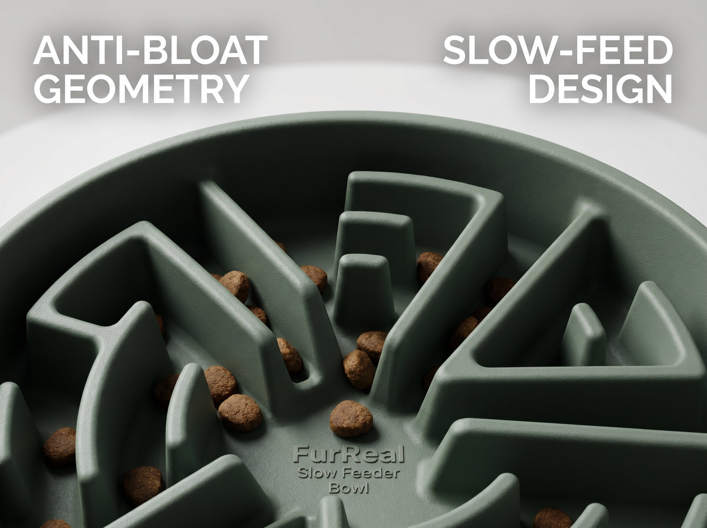 FurReal Slow Feeder Bowl — Anti-Bloat Maze Bowl
